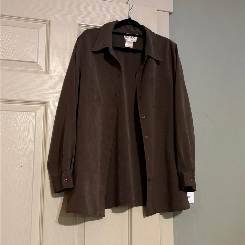 Jessica M Button Down Light Jacket